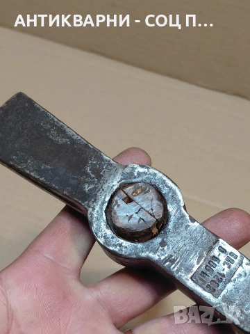 Соц Стар Каменоделски Чук 0.730кг. НОМЕР 764., снимка 9 - Антикварни и старинни предмети - 54237736