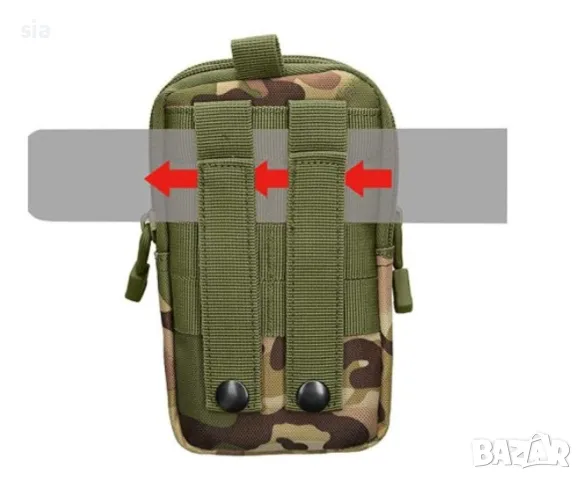 Чанта за колан, водоустойчива, камуфлаж, снимка 4 - Оборудване и аксесоари за оръжия - 49174177