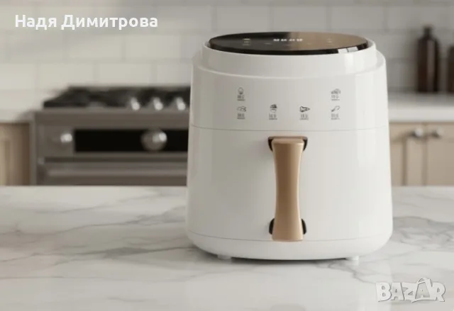 Дигитален въздушен фритюрник Cheffinger Led Air Fryer 1400W - 8L
, снимка 5 - Фритюрници - 56203003