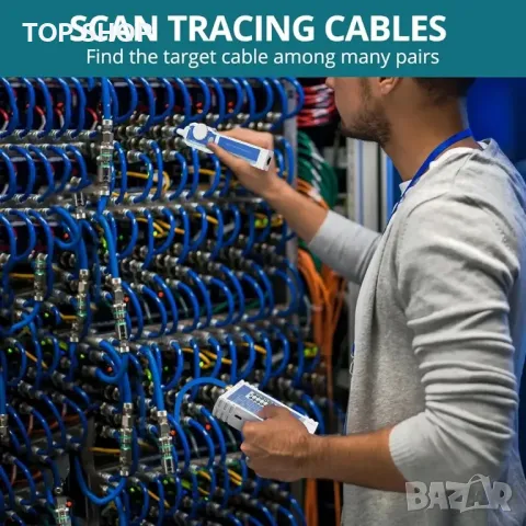 NCV мрежов кабелен тестер за CAT5 CAT6 CAT7 CAT8, многофункционални мрежови тестери, снимка 3 - Гедорета - 48732267