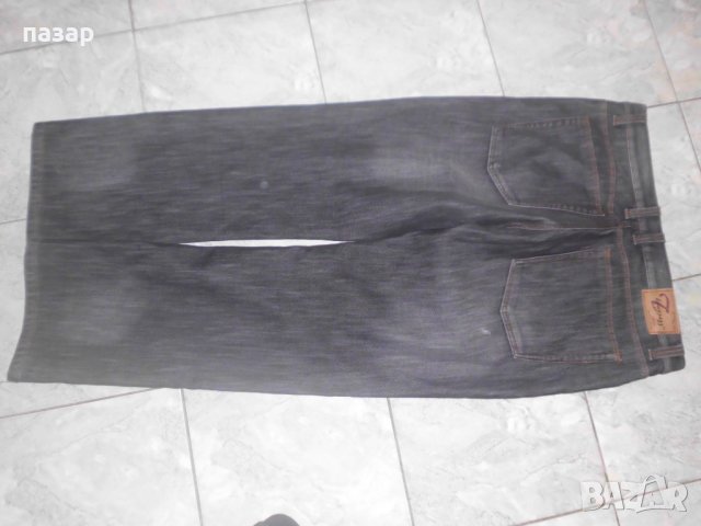 мъжки дънков подплатен панталон 38 номер зимен, снимка 2 - Дънки - 35103964