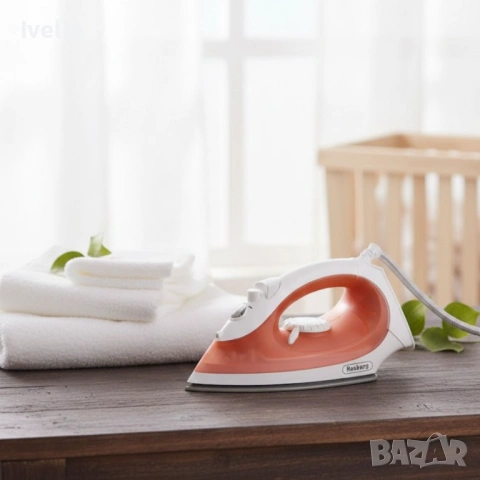 Парна ютия Rosberg R51050FC 2000W с керамична плоча и термостат, снимка 2 - Ютии - 53876216