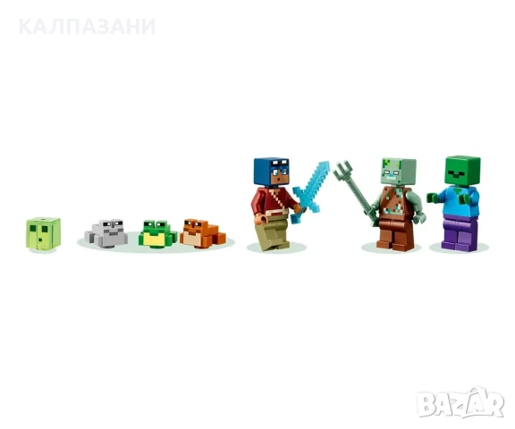 LEGO® Minecraft™ 21256 - Жабешката къща, снимка 4 - Конструктори - 51876070