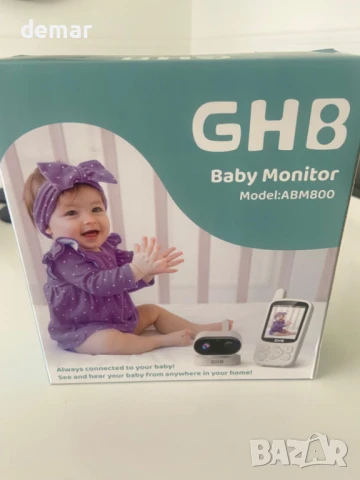 GHB Бебефон с камера и нощно виждане 2.8'' 720P HD 2000mAh, двупосочно аудио, снимка 10 - Бебефони - 50860118