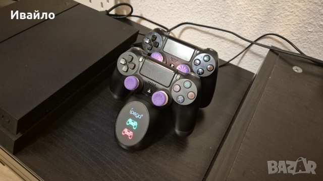 Playstation 4 Slim 1TB конзола с два dualshock 4 контролера, снимка 6 - Игри за PlayStation - 52659722
