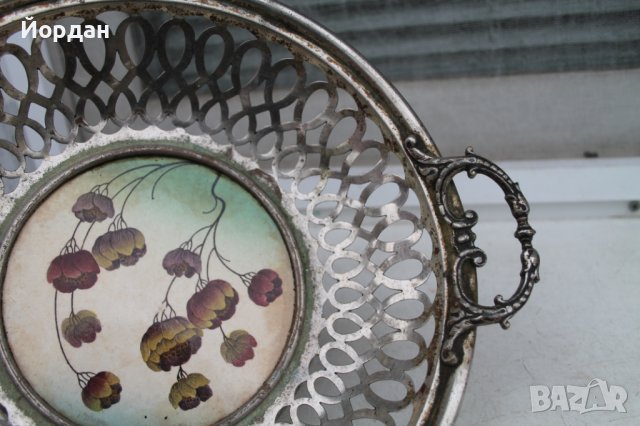 Порцеланова фруктиера 1920 година, снимка 2 - Колекции - 39303890