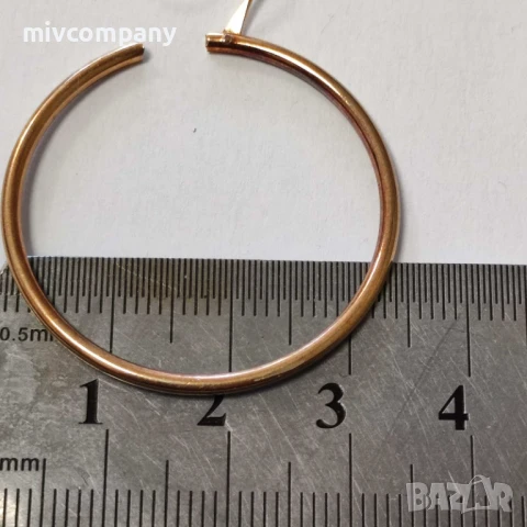 Златни обеци 4.02гр., снимка 2 - Обеци - 50840186