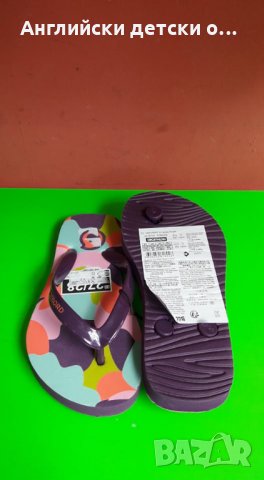 Английски детски джапанки, снимка 5 - Детски джапанки - 29410370