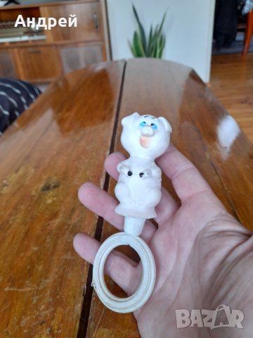 Стара детска играчка,залъгалка #7, снимка 3 - Други ценни предмети - 37086671