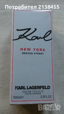 KARL LAGERFELD - NEW YORK 100 ml MERCER STREET, снимка 2 - Мъжки парфюми - 51230139