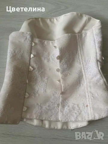 Сватбено бюстие , снимка 3 - Корсети, бюстиета, топове - 50434307