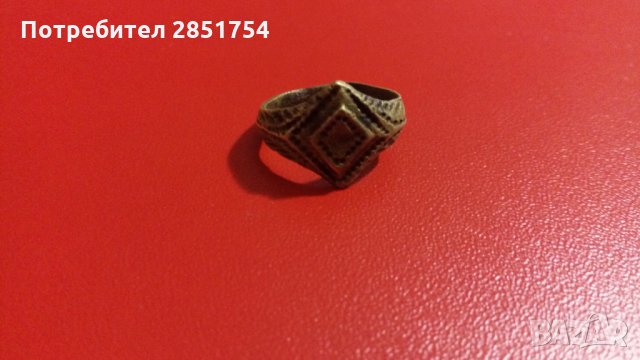 Стариннен пръстен, снимка 4 - Антикварни и старинни предмети - 31661394