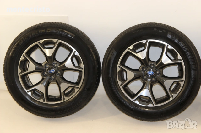 Алуминиеви джанти Subaru XV (2018-2026г.) 17 цола 5x100 56.1 Гуми 225 60 17 Michelin, снимка 9 - Гуми и джанти - 53933670