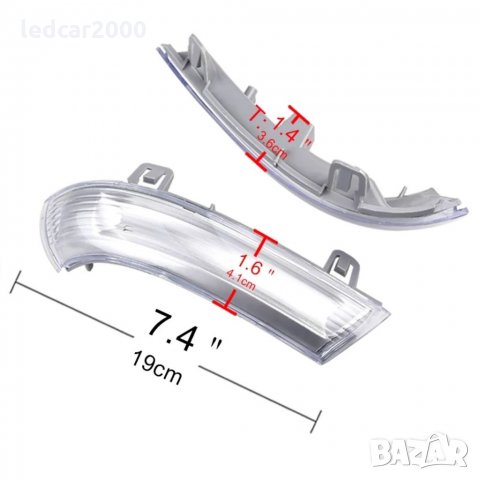 Мигачи в Огледало VW GOLF, Jetta, Passat, EOS, Seat, Skoda, снимка 4 - Аксесоари и консумативи - 35393806