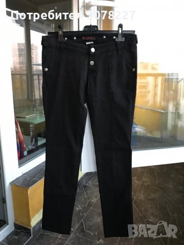 Черен панталон, снимка 2 - Панталони - 38495847
