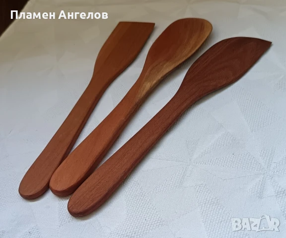 Дървена поставка със пет броя бъркалки. , снимка 7 - Други стоки за дома - 51187785