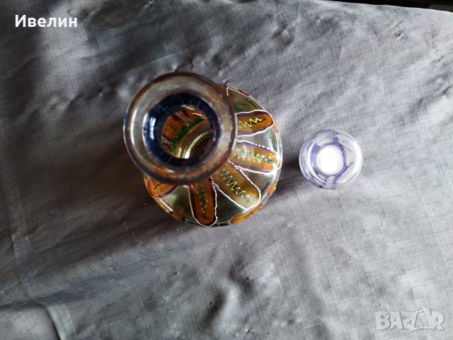 стъклена гарафа, снимка 3 - Антикварни и старинни предмети - 30654092