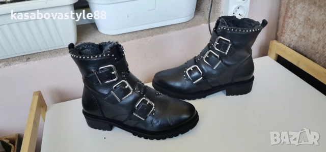 Боти Hallhuber 38 н Естествена кожа , снимка 10 - Дамски боти - 52743134
