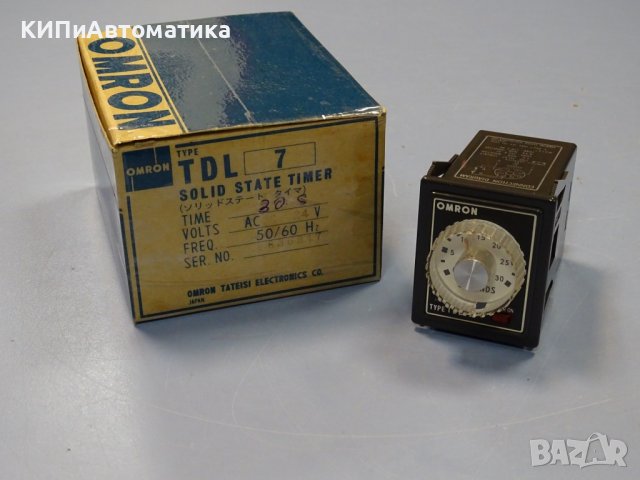 реле време Omron TDL-7 24VDC 30s solid state timer