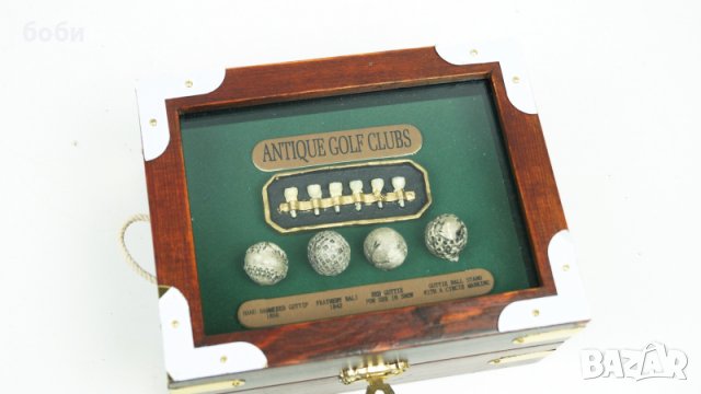 Мъжка кутия с голф декорация