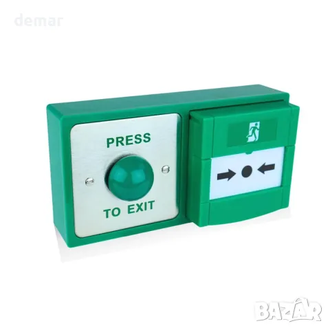 SecureMyDoor бутон за аварийно излизане Exit + reset call point