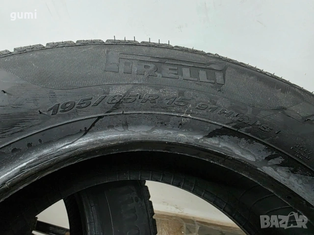 1бр зимна гума 195/65/15 PIRELLI L05419, снимка 2 - Гуми и джанти - 54052944
