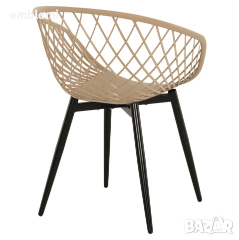 Стол трапезен ARMCHAIR ARIADNE HM8001 бежав, снимка 4 - Столове - 44275630