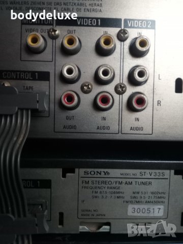 Sony TA-33W+ST-V33S аудио система, снимка 2 - Ресийвъри, усилватели, смесителни пултове - 27123921