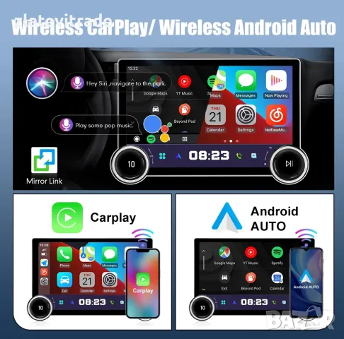 УНИВЕРСАЛНА НАВИГАЦИЯ 2K QLED - 11.8" андроид нави, 8888, снимка 2 - Навигация за кола - 47278166