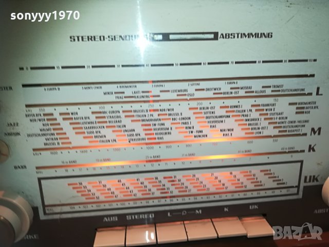 nordmende fidelio tube STEREO receiver-switzerland, снимка 8 - Ресийвъри, усилватели, смесителни пултове - 29494689