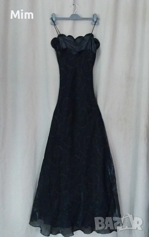 XS/S Черна,и бордо дълги рокли , снимка 4 - Рокли - 52339007