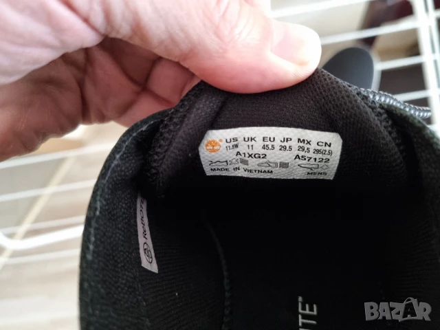 Мъжки обувки Timberland Graydon Fabric and Leather Oxford, размер 45,5, снимка 11 - Ежедневни обувки - 50997285