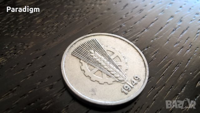 Монета - Германия - 10 пфенига | 1949г.; серия А, снимка 2 - Нумизматика и бонистика - 29365879