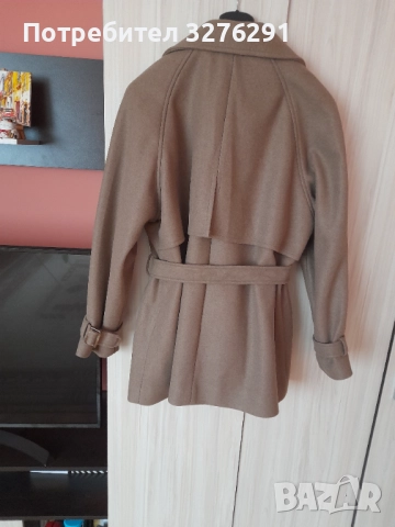 Кафяво палто, снимка 3 - Палта, манта - 52005259