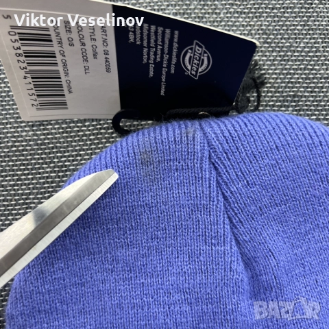 Нова с Етикет Dickies  Beanie Лилава Шапка, снимка 3 - Шапки - 51767037