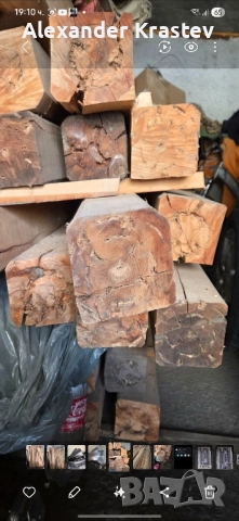 Букови греди 120х120х2200мм, снимка 4 - Строителни материали - 51869943