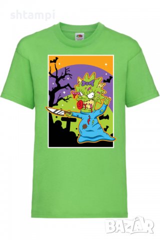 Детска тениска The Simpsons Maggie Simpson 01,Halloween,Хелоуин,Празник,Забавление,Изненада,Обичаи,, снимка 9 - Детски тениски и потници - 38158561