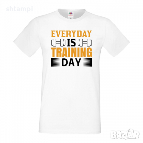 Мъжка тениска Everyday Is Training Day Фитнес.спорт,Щанги,Тренировки,Спортуване,Gym., снимка 2 - Тениски - 36506980