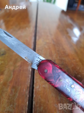 Стар джобен нож,ножче,ножка #25, снимка 5 - Антикварни и старинни предмети - 39457324