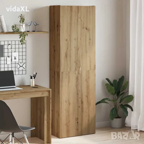 vidaXL Библиотека, дъб артизан, 60x32x190 см, инженерно дърво, снимка 2 - Етажерки - 56146985