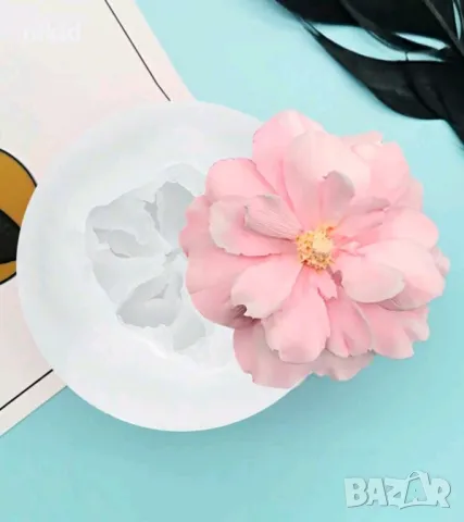 3d Роза Камелия цвете силиконов молд форма фондан шоколад смола гипс 