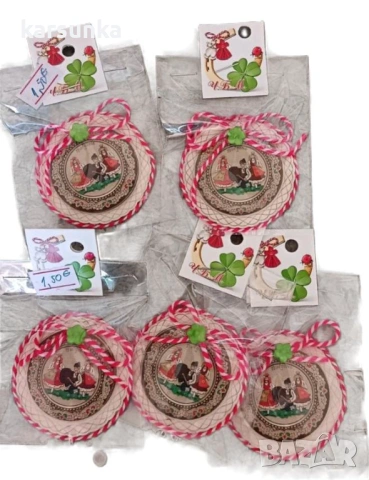 Мартеници за декорация, снимка 11 - Декорация за дома - 53161531