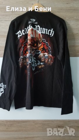нова Блуза дълъг ръкав на групата Five finger Death Punch марка Spiral, снимка 2 - Блузи - 35467471