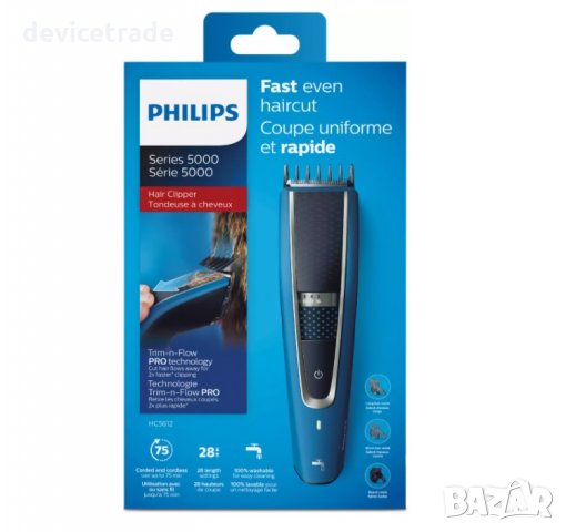 Машинка за подстригване Philips HC5612/15 series 5000 , Технология Trim-n-Flow PRO, снимка 4 - Машинки за подстригване - 31186709