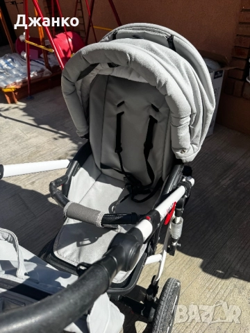 Бебешка количка vogue eco silver grey - NIO, снимка 11 - Детски колички - 51531596