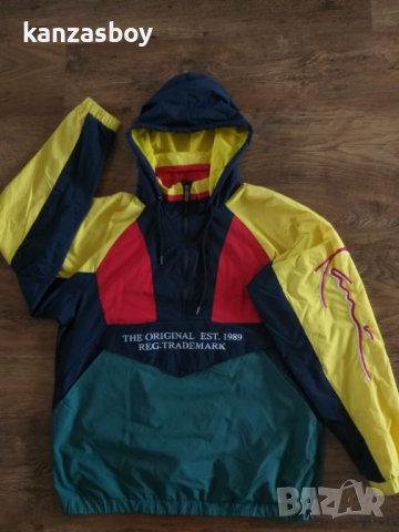 Karl Kani Retro block Windbreaker - страхотен мъжки анурак КАТО НОВ, снимка 10 - Спортни дрехи, екипи - 40075155