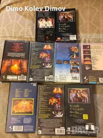 IRON MAIDEN VHS Колекция. Оригинали!, снимка 2 - Други музикални жанрове - 52548712