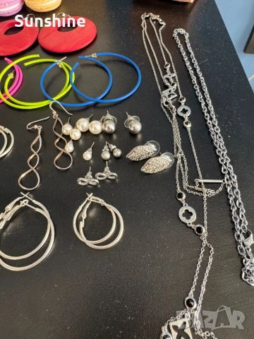 Огромен комплект бижута , снимка 13 - Обеци - 54162243