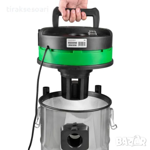 Немска Прахосмукачка за сухо и мокро почистване 20л ROCKFORCE 1200w , снимка 5 - Аксесоари и консумативи - 47875737