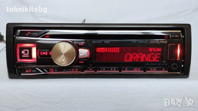 ⭐⭐⭐ ALPINE CDE-196DAB ⭐⭐⭐ - Жесток авто CD плеър с Bluetooth (Блутуут), USB, DAB+, снимка 8 - Аудиосистеми - 54302083